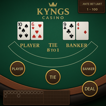 Kyngs Casino - Baccarat Table Game